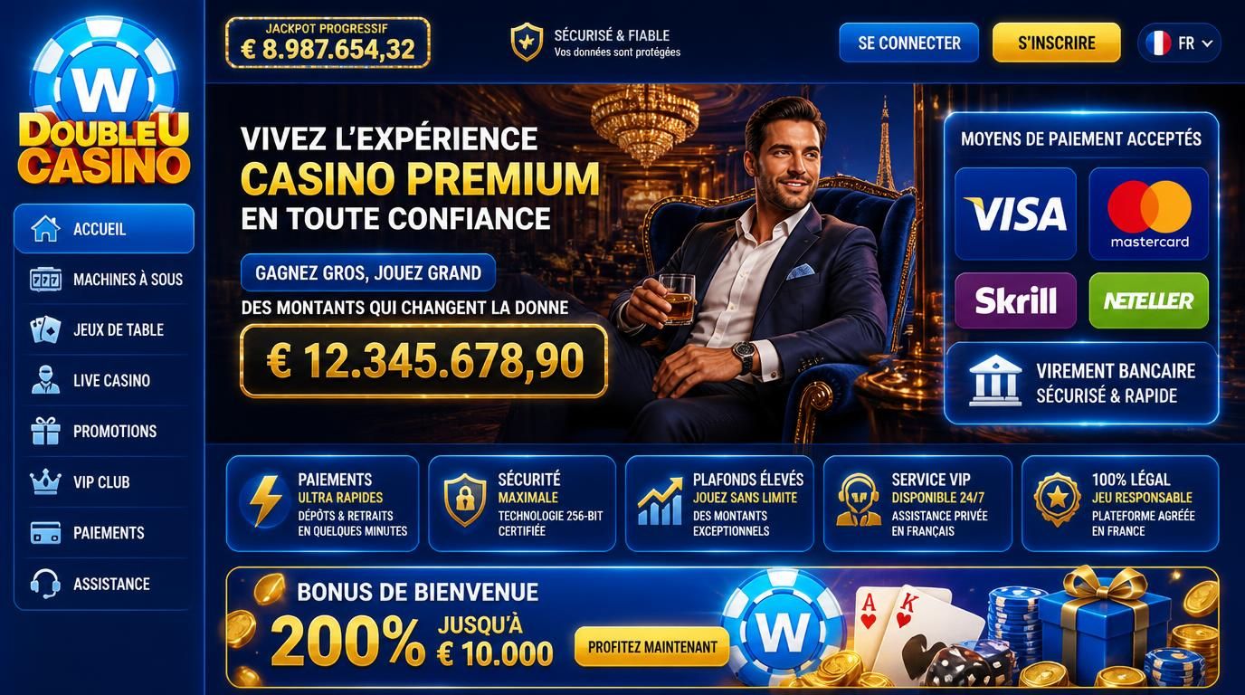 Un joueur utilisant une carte Visa ou Mastercard pour déposer une somme élevée via Skrill/Neteller ou virement bancaire