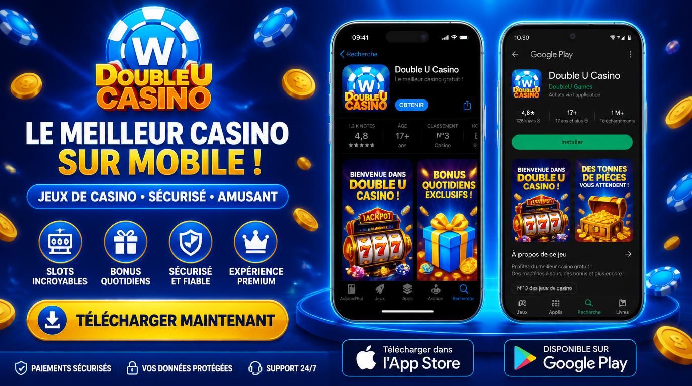 Interface montrant les options de téléchargement sur mobile